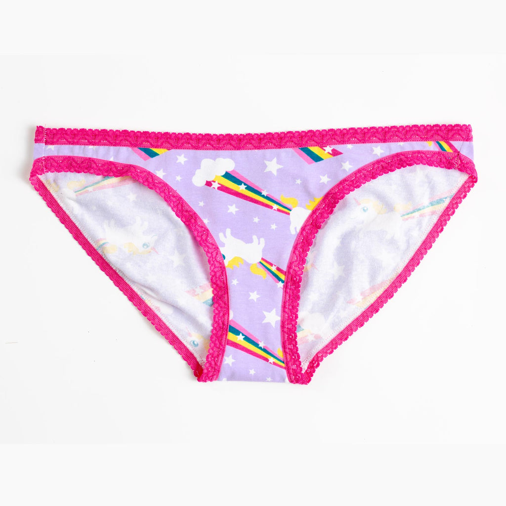 Rainbow Blast Unicorn Bikini Brief Underwear