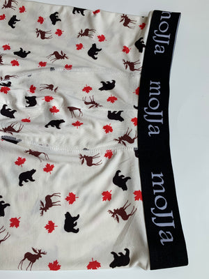 Canada Maple Leaf, Bear, Moose Boxer Briefs