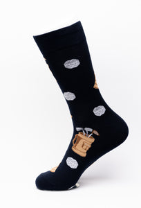 Golf Clubs and Bags Crew Socks