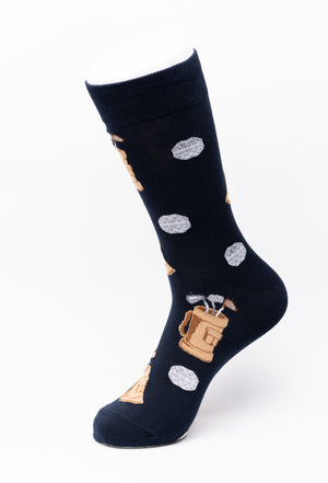 Golf Clubs and Bags Crew Socks