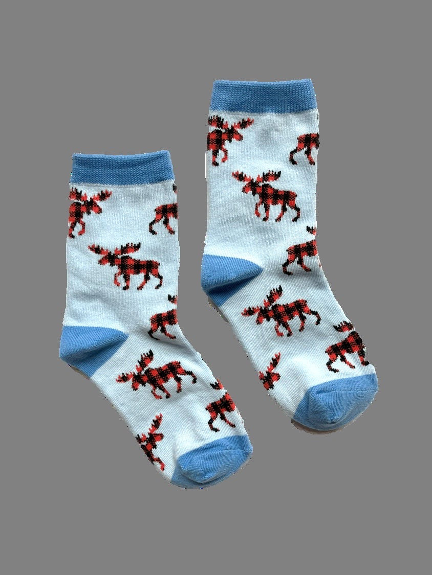 Boys girls novelty socks with Canadian theme