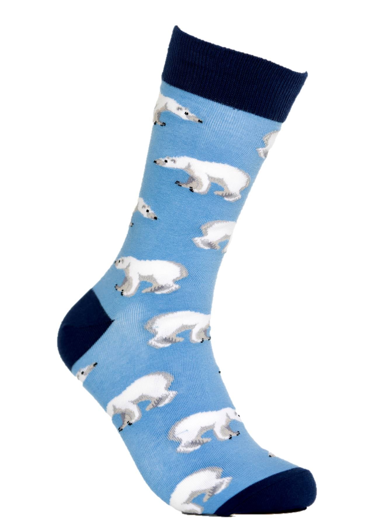 Polar Bear Novelty Crew Socks