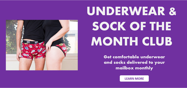 Underwear and Sock of the Month Subscription from Canada online company