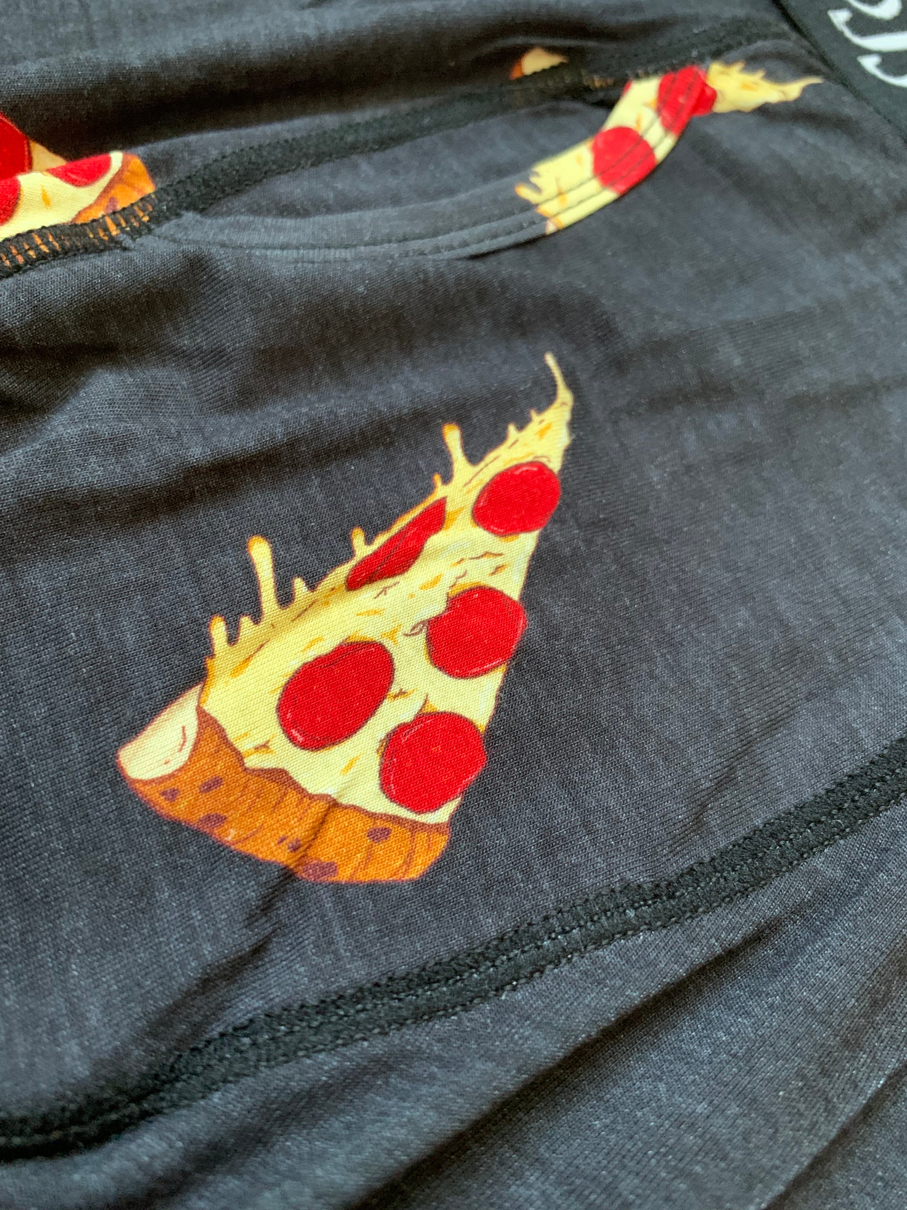 Cheese pizza underwear for men
