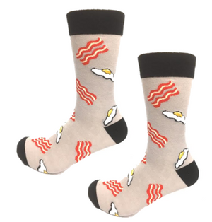 Bacon and eggs socks