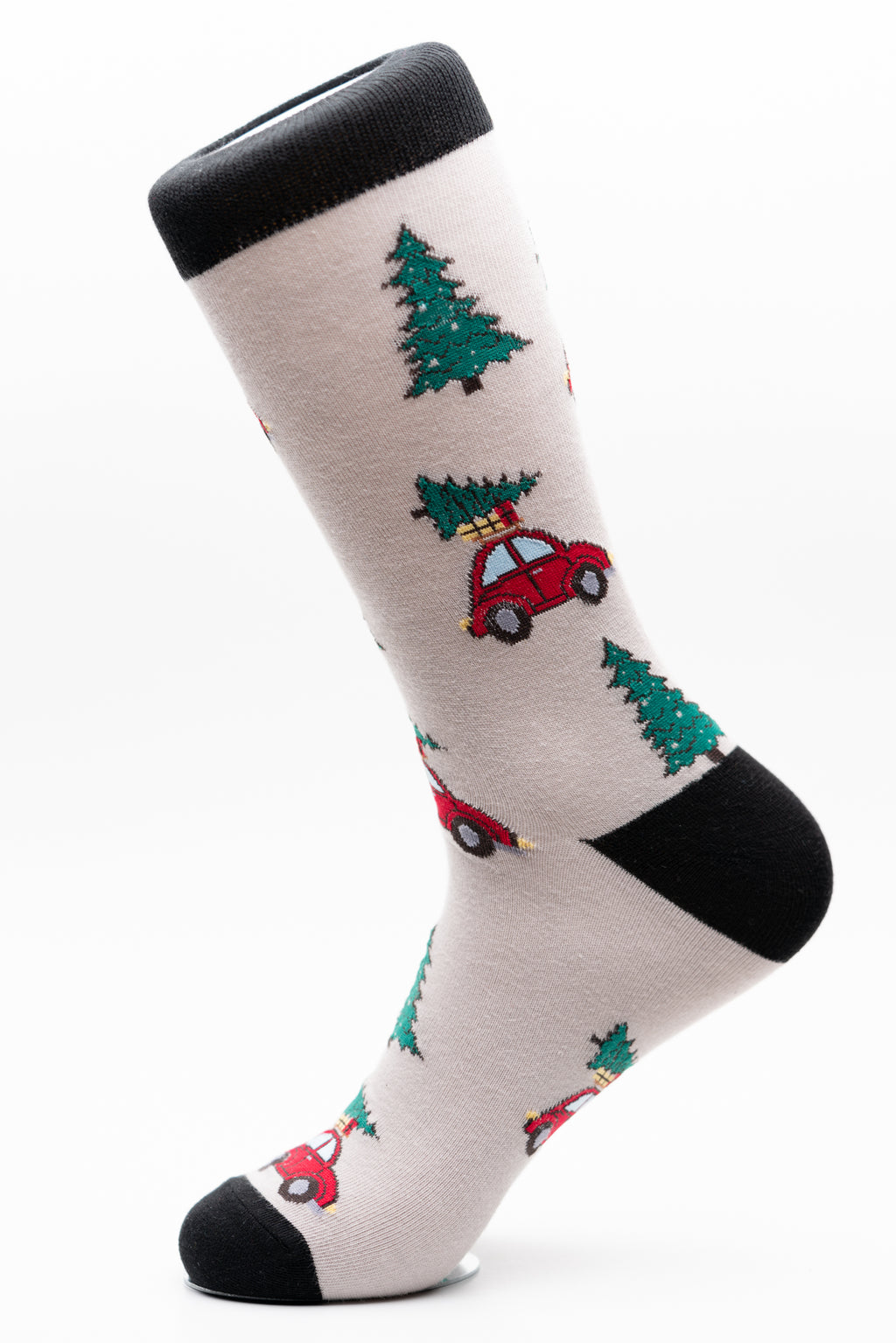 Christmas Beetle Tree Car Fun Socks