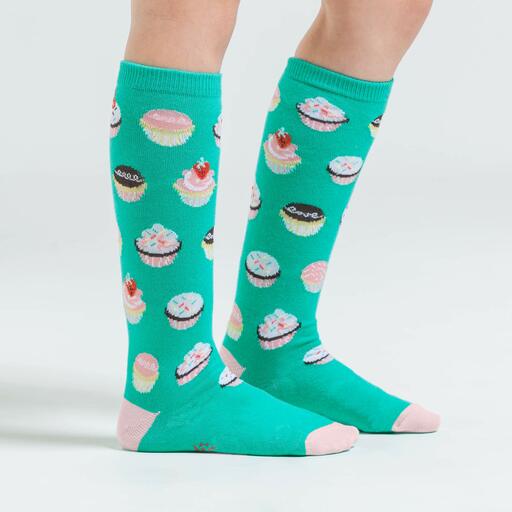 Cupcake Junior Knee High Socks