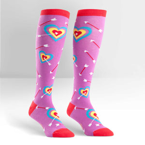 CUPID VALENTINE KNEE HIGH SOCKS