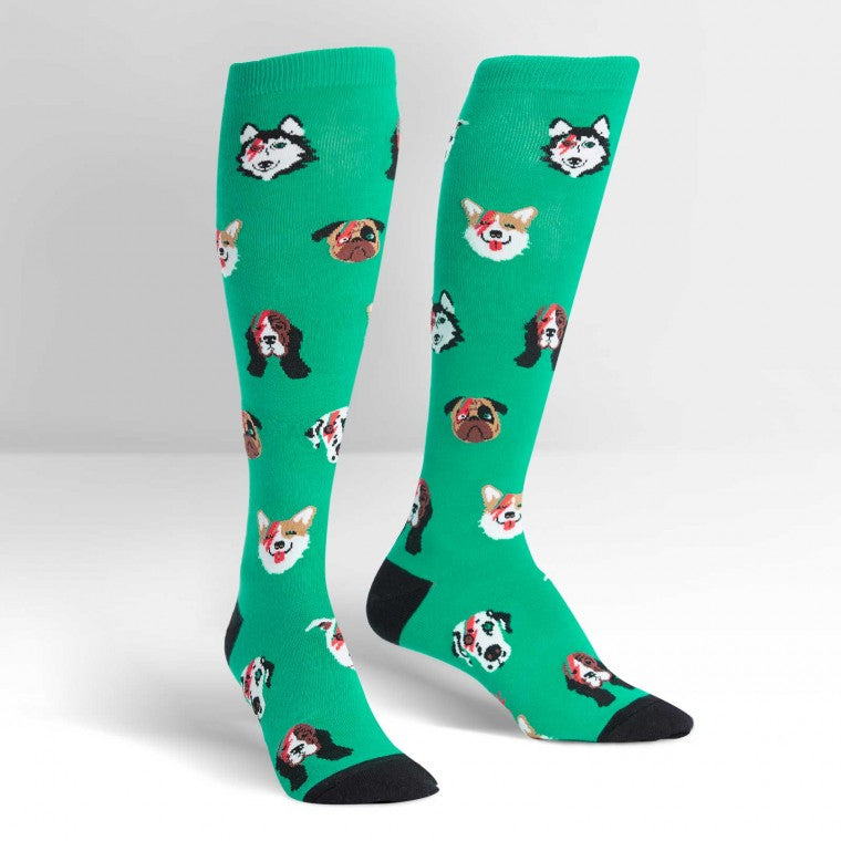 DOGS OF ROCKS KNEE HIGH SOCKS