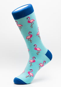 Flamingo Bird Crew Socks