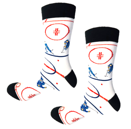 Hockey players crew socks