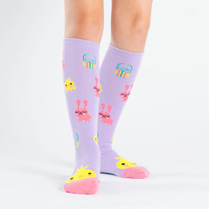 Hoppy Easter Junior Knee Highs