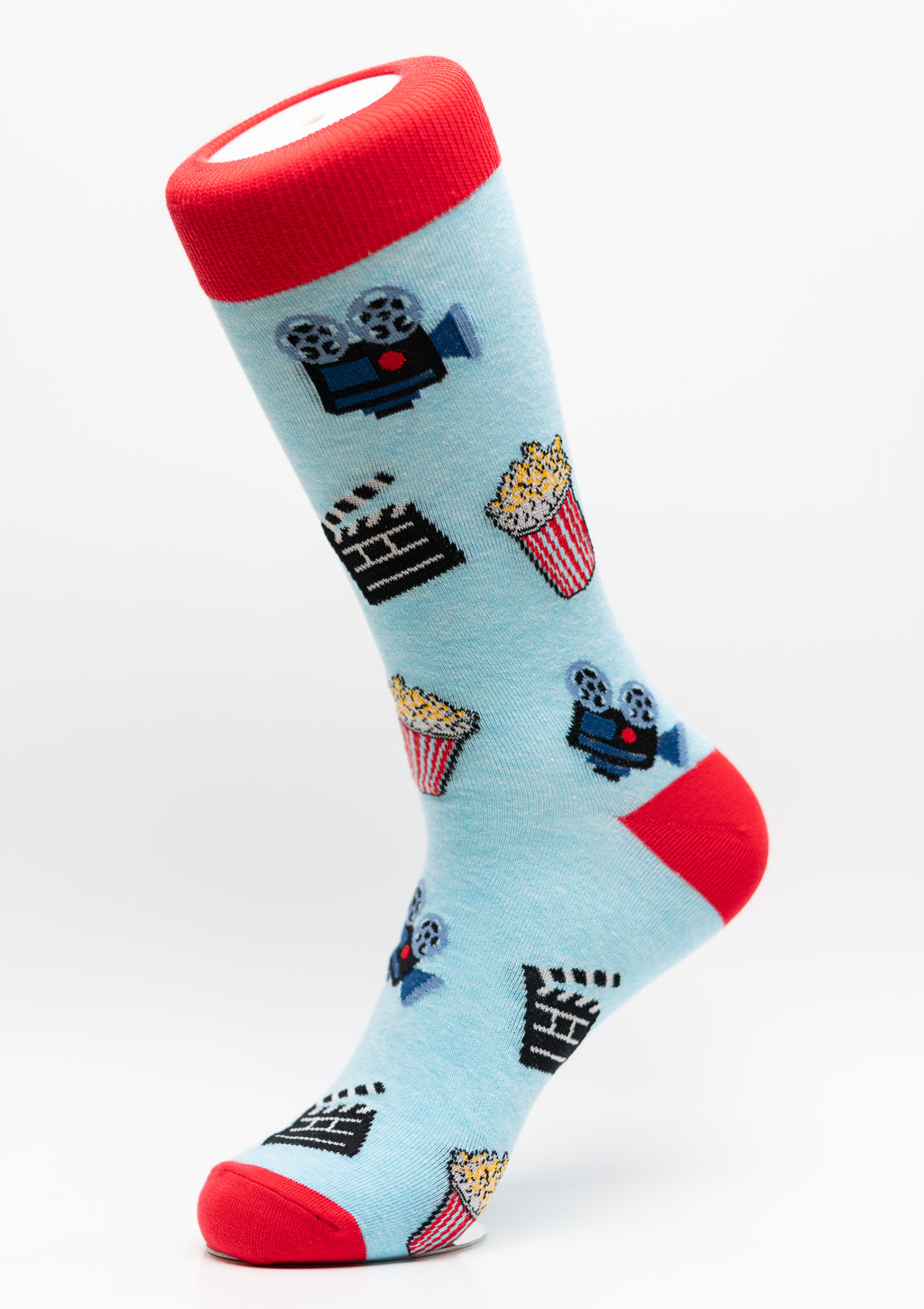 Movie and Popcorn Crew Socks