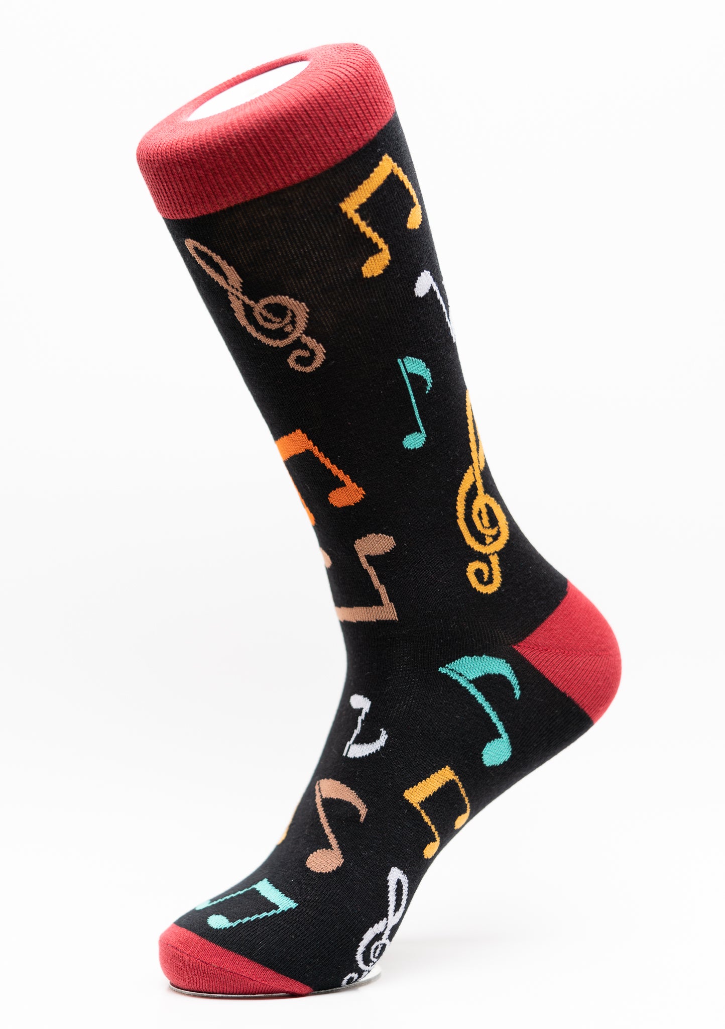 Musical Notes Crew Socks