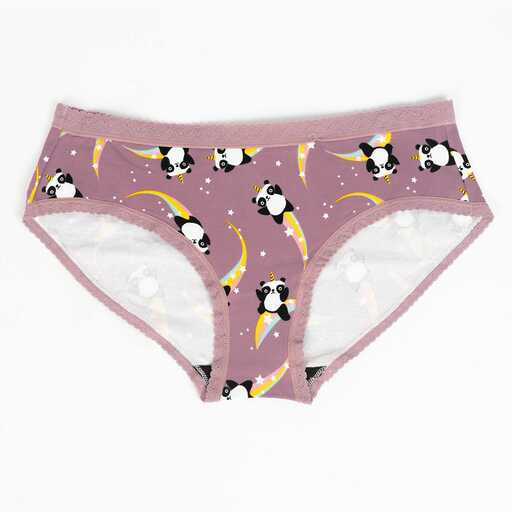 Panda and Unicorn Hipster Underwear