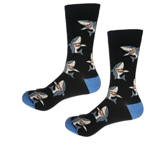 Shark funky crew socks