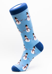 Snowman Crew Socks