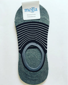 Mens grey online no show socks