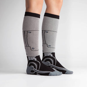 Half Robot Half Human socks