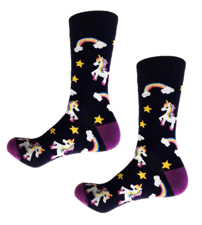 Unicorn Funky Crew Socks