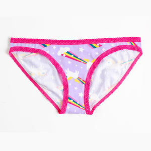 Rainbow Blast Unicorn Bikini Briefs Underwear – moJJa