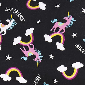 Floating rainbow and unicorn women panties